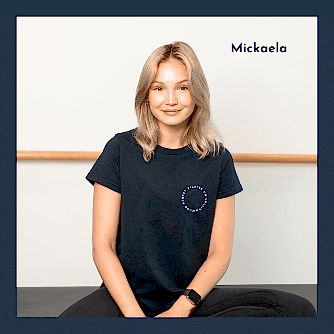Mickaela Mickaela, Pilates on Collingwood Street instructor.