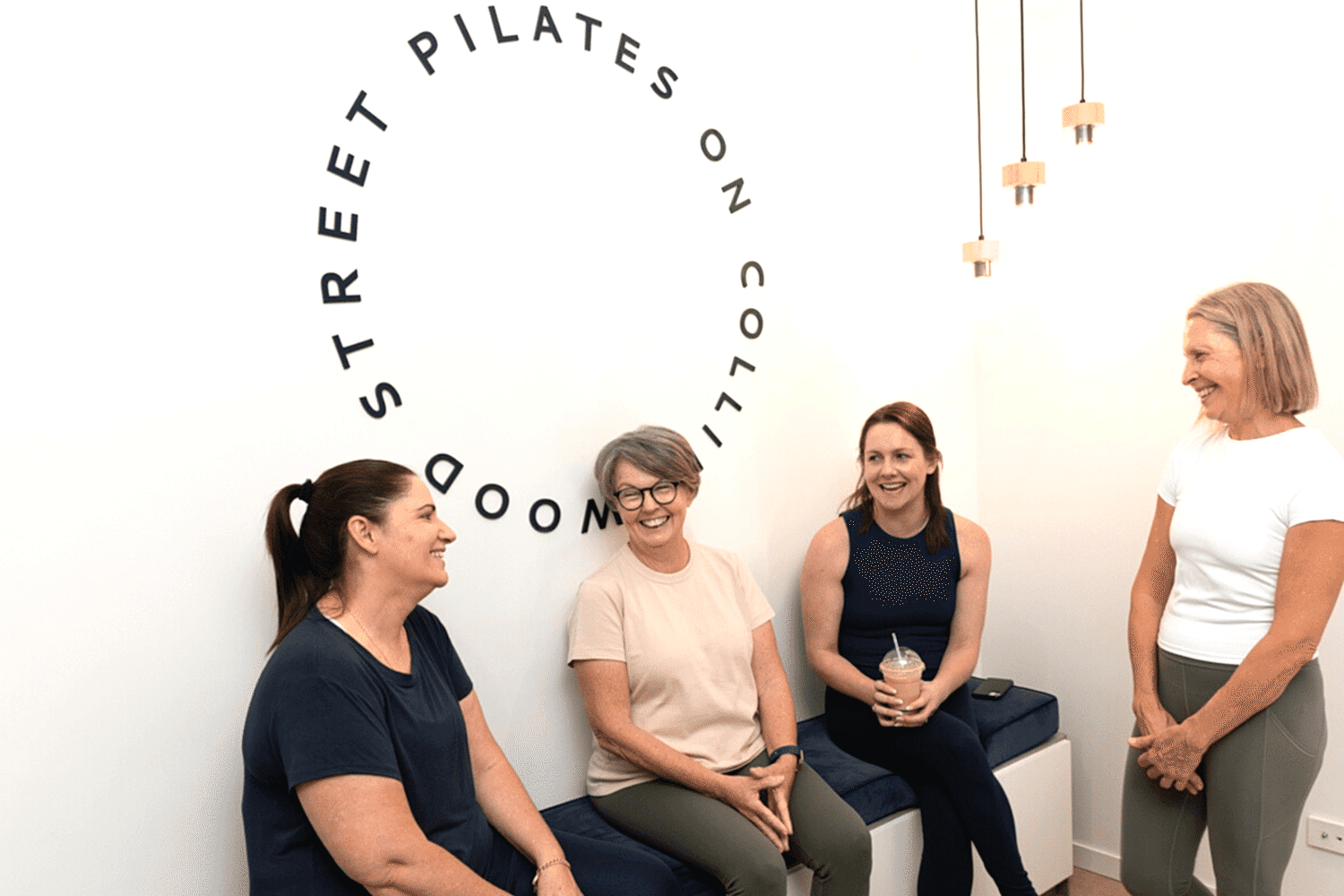 Clients love to stay and chat to one another at Pilates on Collingwood Street in Albion