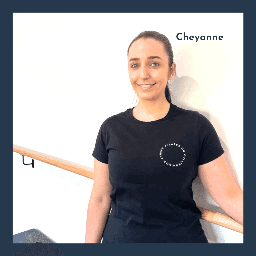Cheyanne Cheyanne, Pilates on Collingwood Street instructor.